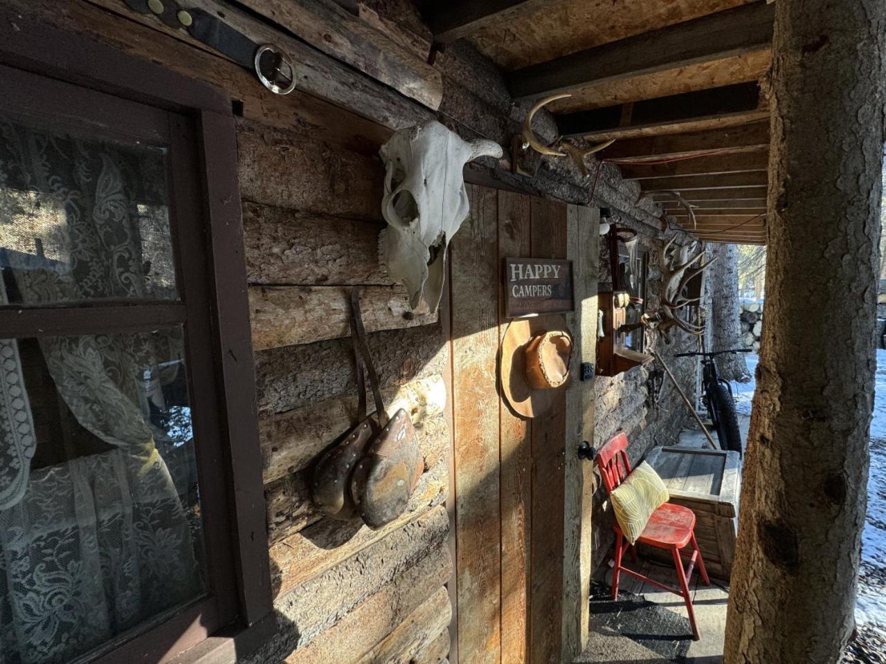 Rustic Cozy Cabin With Hot Tub Bragg Creek Eksteriør bilde