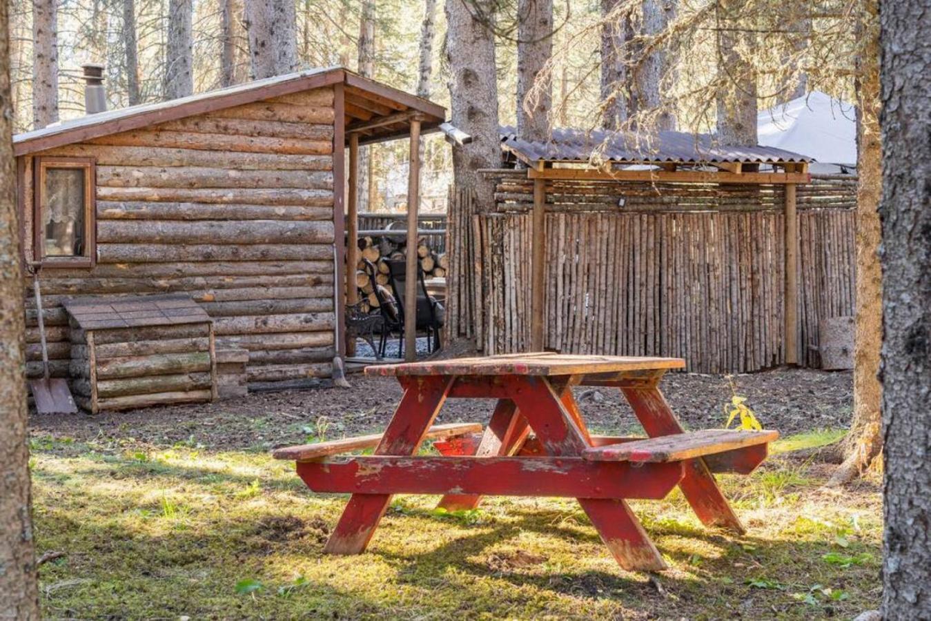 Rustic Cozy Cabin With Hot Tub Bragg Creek Eksteriør bilde